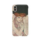 Art Baseのグスタフ・クリムト / 1910 / The Black Feather Hat / Gustav Klimt Smartphone Case