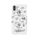 せきやゆりえ落書きショップのめかくし★スパ〜クルズモノクロ Smartphone Case