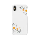 citroncitronのorange flower スマホケース