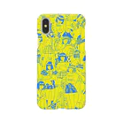 meruの大集合ガールズ(yellow) スマホケース