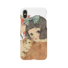 『平成少女絵』のお品物の紅弁慶にみけねこ Smartphone Case