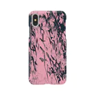 兎派のH.I.W.M.T.L #2(pink×black) スマホケース