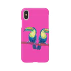 laminaの Toucan birds スマホケース