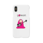 フトンナメクジのI LOVE MUSIC - アイラヴミュージック エレクトリックベースVer.  Smartphone Case