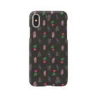 NAHO BALLET STUDIOのモノグラム黒🌹＃02 Smartphone Case