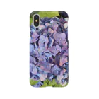 shizenhaの晴れ間に咲き誇る青と紫の紫陽花(あじさい) Smartphone Case