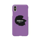 ☆ららくらら☆のHalfmoon Betta①Black(Mauve) Smartphone Case