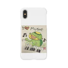 KIYOKA88WONDERLANDのピアノかっぱくん Piano Kappa-kun Smartphone Case