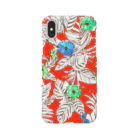 b.s.p.i_osakaの"aloha" red スマホケース