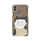 tsurukoのおかっぱ模様のねこ Smartphone Case