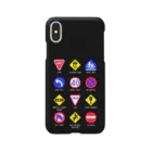 GRAPE GARDENのTRAFFIC SIGN black Smartphone Case