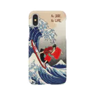 Shu-s ArtworksのThe Great Wave off Kanagawa(KABUKI-MONO) スマホケース