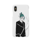 MASCOT STOREのパキケファロサウルス(モノクロ)/恐竜シリーズ Smartphone Case