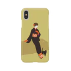 - さらさら -の黒にゃー（和） Smartphone Case