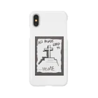 LUNARHOLIC STOREの偽諺～弐～「全ての道はホームに通ず」(黒縁) Smartphone Case