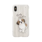 ぽんずのLovelyシーズー犬グッズのシーズー(ShihTzu) スマホケース ぽんず iPhone スマホケース