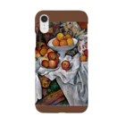 SONOTENI-ARTの017-001　ポール・セザンヌ　『リンゴとオレンジのある静物』　スマホケース　表側面印刷　iPhone XR/XSMax/8Plus/7Plus/6sPlus/6Plus専用デザイン　SC7 スマホケース