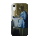 SONOTENI-ARTの008-006　フェルメール　『青衣の女』　スマホケース　表側面印刷　iPhone XR/XSMax/8Plus/7Plus/6sPlus/6Plus専用デザイン　SC7 スマホケース