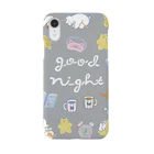 かわべしおん | イラストレーターのgood night_ねことくま スマホケース