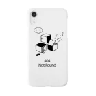 9egg9 / ふちのNotFound 404 / PHONEcase (White) スマホケース