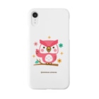ミニマムユニヴァース@SUZURIのももいろフクロウのフクさんスマホケース Smartphone Case