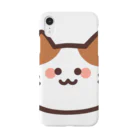  とろろんのねこさん (顔) スマホケース