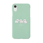 suzumaruのThree Maltese(mint) スマホケース