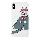 モノクロのビジネスキャット(ｸﾀｸﾀ.ver) Smartphone Case