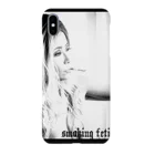 booty callのsmoking fetish 🚬👄／iPhone・XR, XS Max Smartphone Case