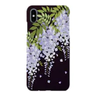 Japanese Stencilsの藤 Wisteria Smartphone Case