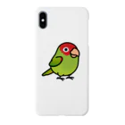 Cody the LovebirdのChubby Bird オナガアカボウシインコ スマホケース