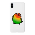 Cody the LovebirdのChubby Bird ルリゴシボタンインコ スマホケース