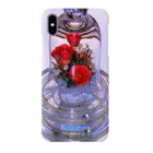 CNU Official ShopのiPhone XS Max Smartphone Case Preserved Roses in a Bell Glass Design スマホケース