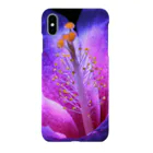 CNU Official ShopのiPhone XS Max Smartphone Case Hibiscus Flower Design with LED Light Smartphone Case