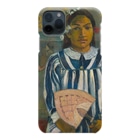 SONOTENI-ARTの026-005　ゴーギャン　『メラヒ・メトゥア・ノ・テハーマナ』　スマホケース　表側面印刷　iPhone 11/11ProMax専用デザイン　SC3 Smartphone Case