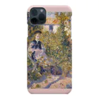 SONOTENI-ARTの016-007　ルノワール　『庭のニニ (ニニ・ロペス)』　スマホケース　表側面印刷　iPhone 11/11ProMax専用デザイン　SC3 iPhone Smartphone Case