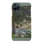 SONOTENI-ARTの004-019　クロード・モネ　『セーヌ河岸、ベンヌクール』　スマホケース　表側面印刷　iPhone 11/11ProMax専用デザイン　SC3 iPhone Smartphone Case