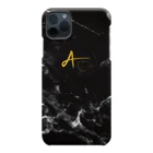 AppleGamingのblack marble case  スマホケース