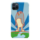 ときざき わたるのアシナガペンギン大地に立つ Smartphone Case