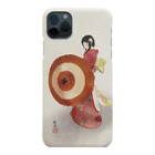 松や SUZURI店の美人画「娘時雨」スマホケース Smartphone Case