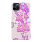 NukoNukoの病みカワイイ少女 スマホケース