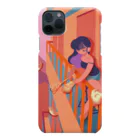 デザイン事務所ぱんやちゃのナンを叩く女 Smartphone Case