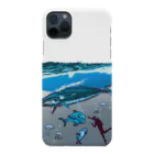 油絵描きの小物売り場のスカンジナビアの海のお散歩 Smartphone Case