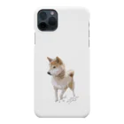 愛犬太郎のグッズの歩く太郎イラスト風【柴犬】名前入り Smartphone Case