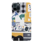 hk_illustrationのねこちゃん机のうえ Smartphone Case