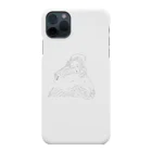 kmysのcurly hair girl / hug Smartphone Case