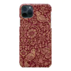 イジャクノ絨毯 ｜ IJAKUCARPETのさえずる森（クラシックレッド） Smartphone Case