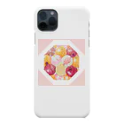 shu-shuの幸運を呼ぶスピリチュアルフルーツ☆「三柑の実」&ストライプ Smartphone Case