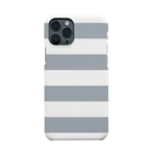 inazuma.co.jpのBorder Stripe (Gray) スマホケース