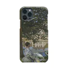 SONOTENI-ARTの004-019　クロード・モネ　『セーヌ河岸、ベンヌクール』　スマホケース　表側面印刷　iPhone 11Pro専用デザイン　SC1 iPhone Smartphone Case